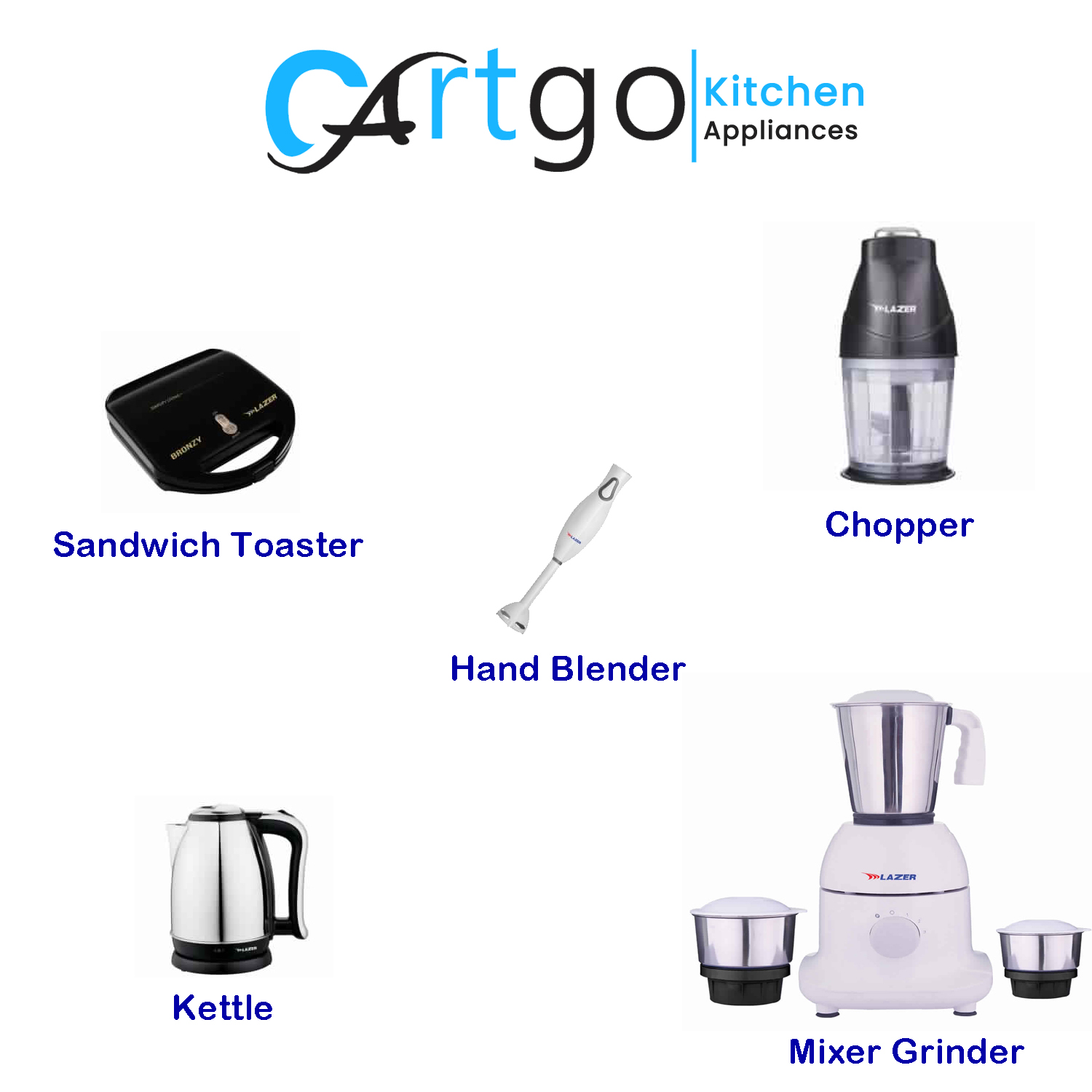 Cartgo - Top 5 Small Kitchen Appliances which every kitchen should have